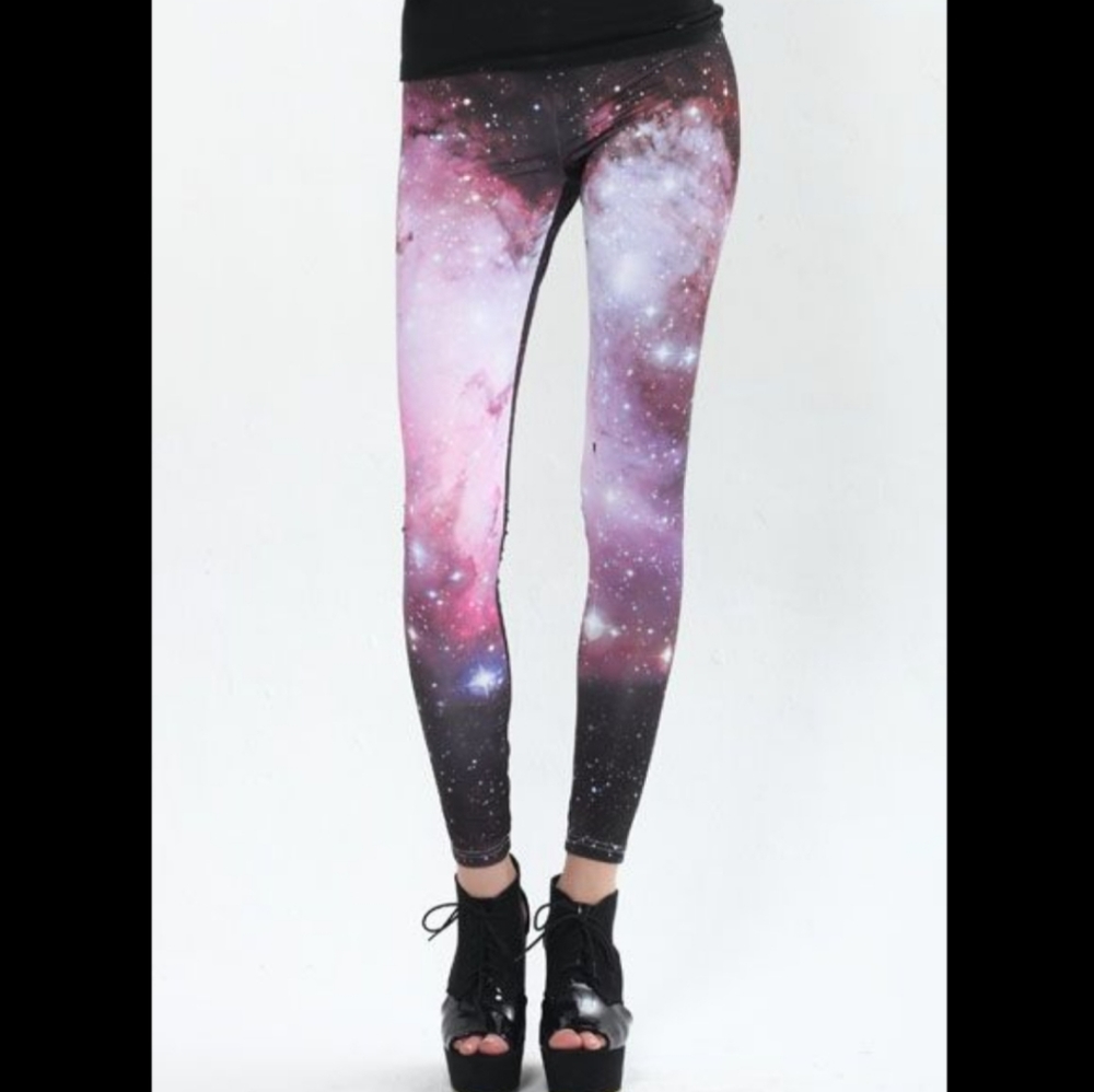 Romwe Galaxy Print Leggings